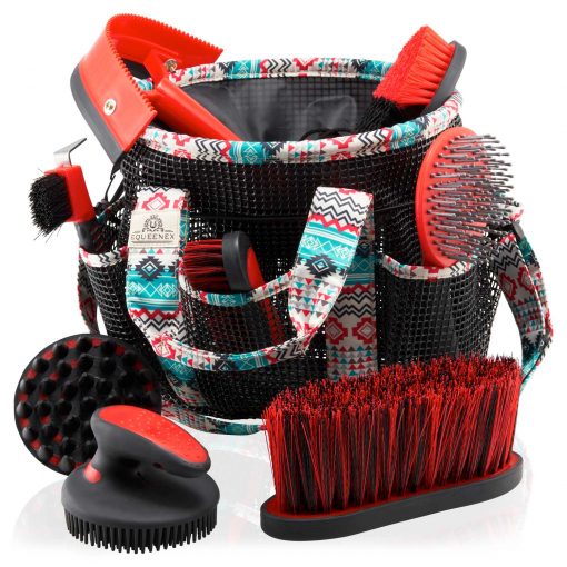 Horse Grooming Kit – All In One Equestrian Cleaning Set - Green