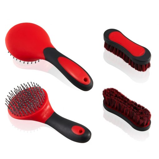 Horse Grooming Brush Set – Perfect for Full Body Horse & Pony Currying, Cleaning & Massaging